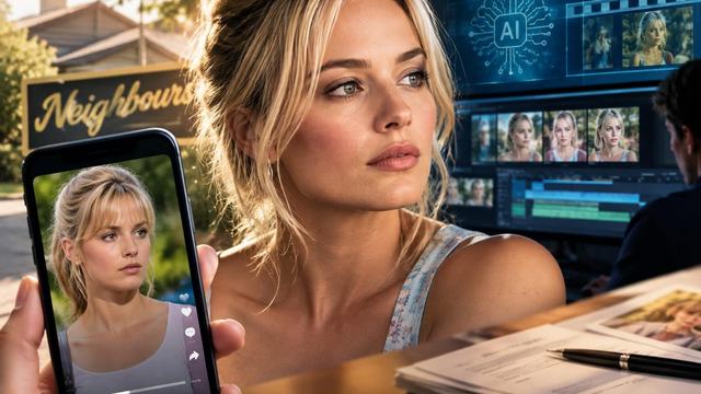 AI image: Neighbours’ AI Recut Puts TV Archives—and Actors’ Consent—in the Spotlight