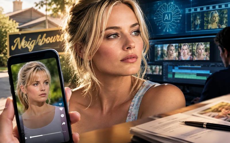 AI image: Neighbours’ AI Recut Puts TV Archives—and Actors’ Consent—in the Spotlight