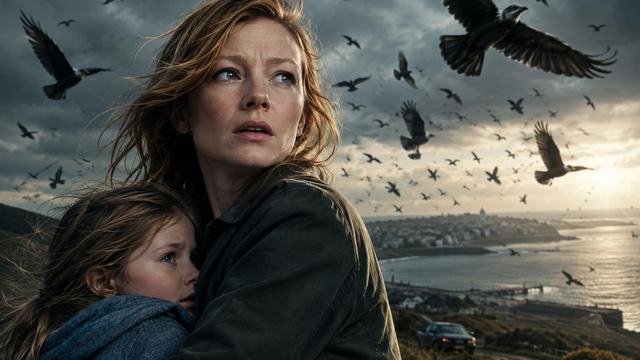 AI image: Sarah Snook to Lead HBO’s New Take on The Birds
