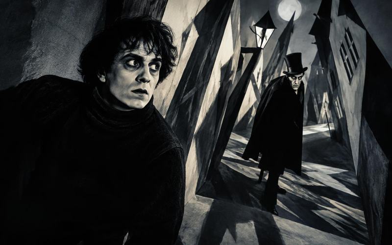 AI image: A Century of Caligari: Why Cinema Still Lives in Its Shadows