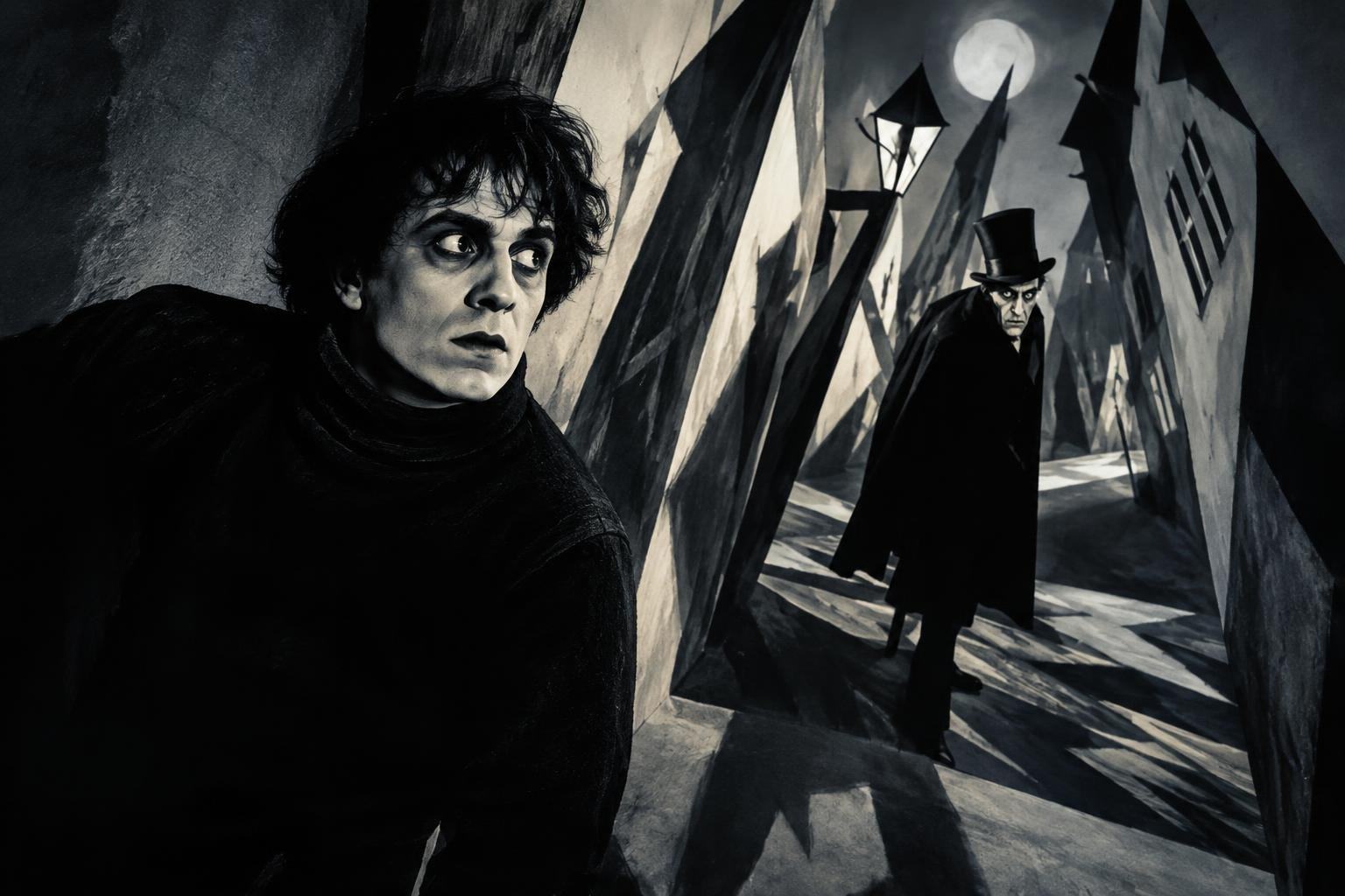 AI image: A Century of Caligari: Why Cinema Still Lives in Its Shadows